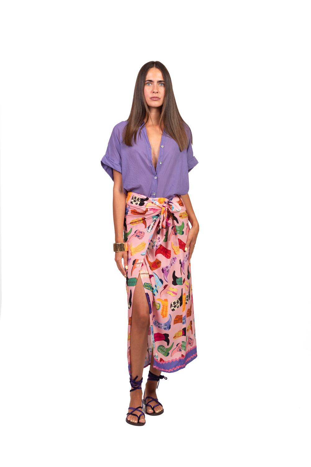 Tensione In - Camicia in mussola mezza manica Art. S26CL37
