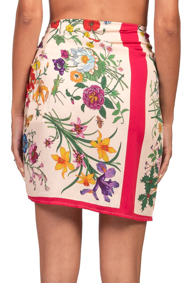 Tensione In - Gonna pareo midi stampa floreale Art. 39848