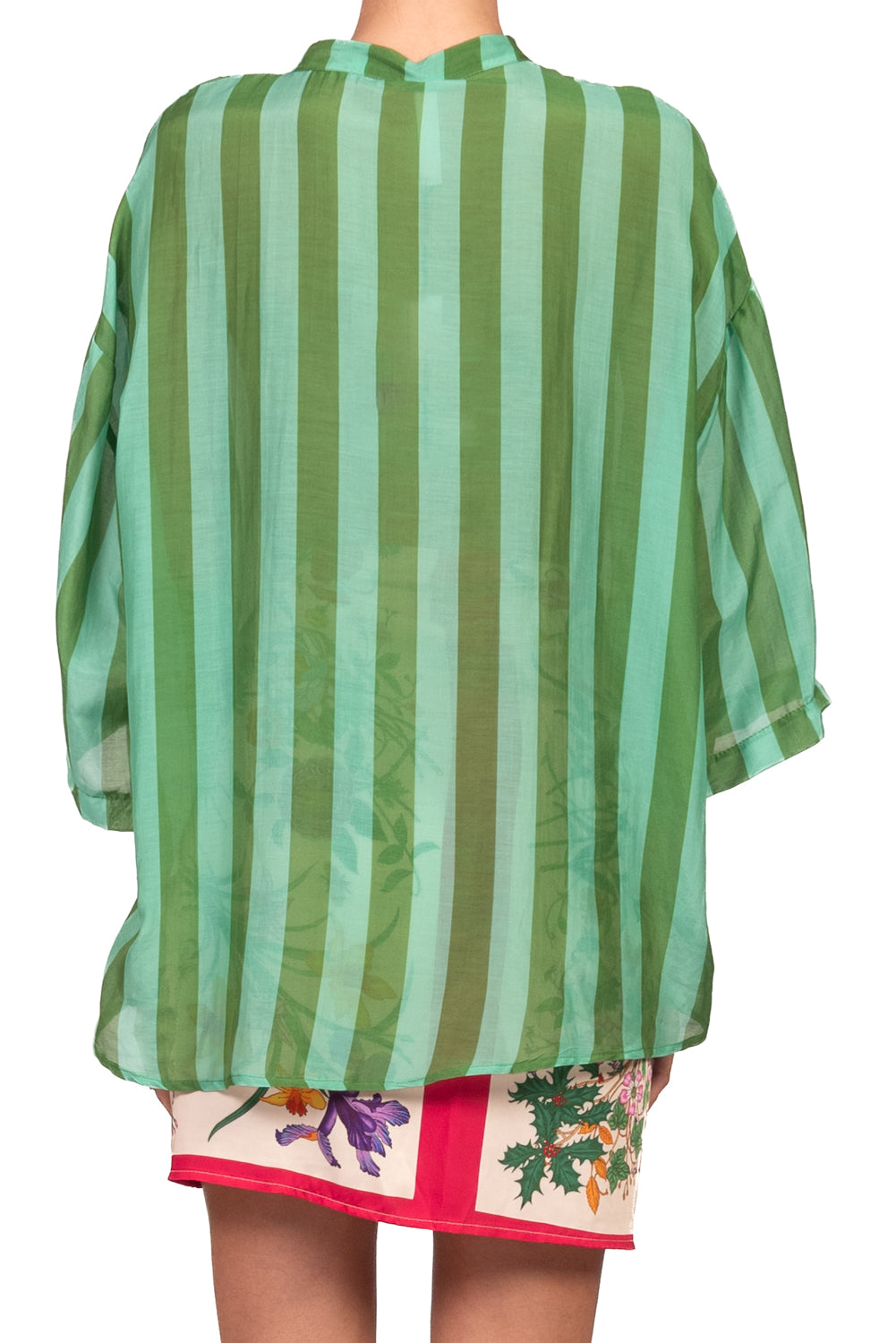 Tensione In - Camicia mussola rigata Art. 40008