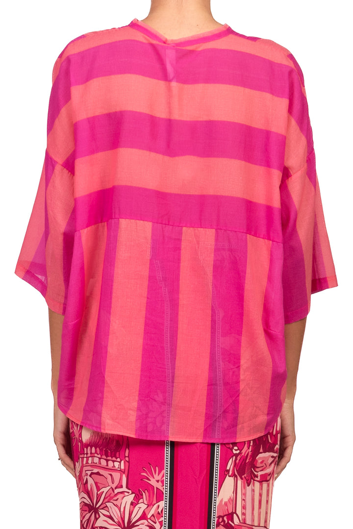Tensione In - Camicia mussola rigata Art. PE260480