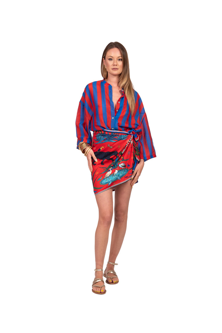 Tensione In - Camicia mussola rigata Art. 40020