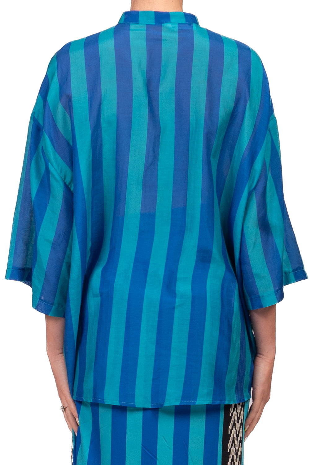 Tensione In - Camicia rigata mussola Art. 40010