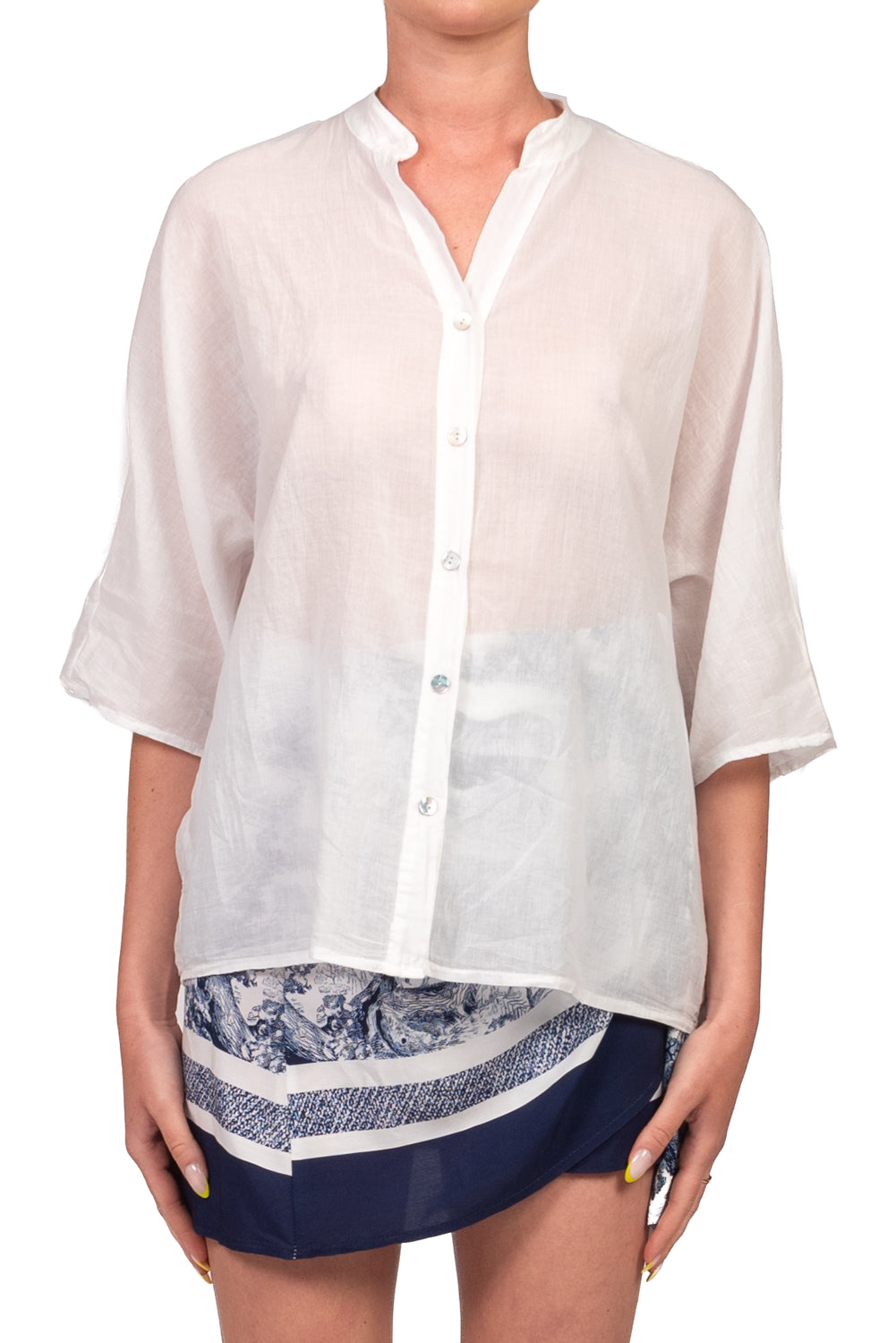 Tensione In - Camicia mussola mezza manica  Art. G492C35R-PE26
