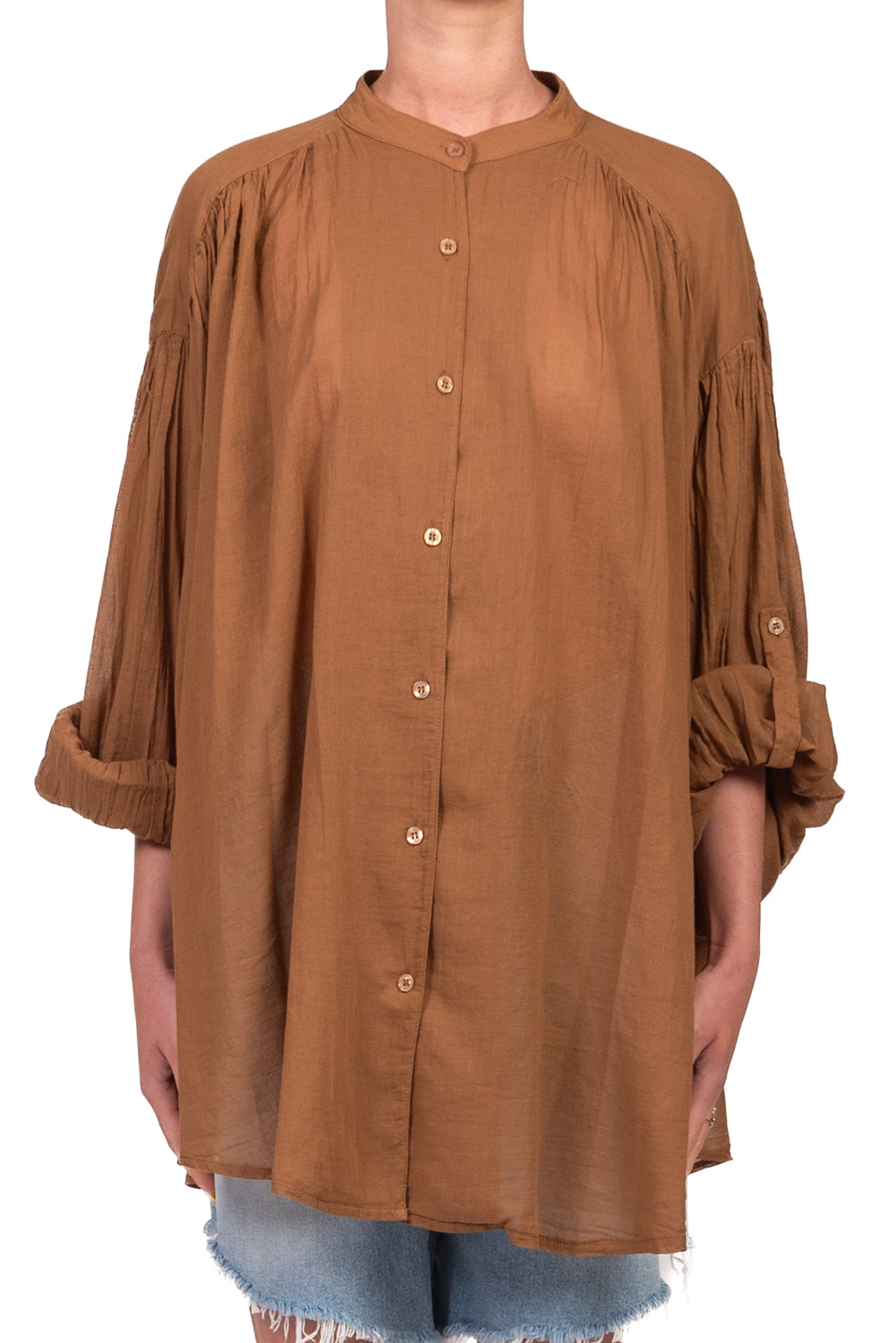 Vicolo - Camicia in mussola lunga Art. TAB3354