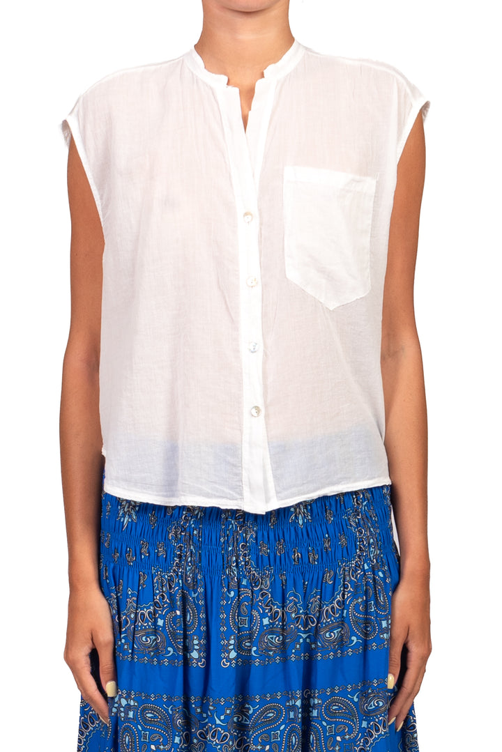 Tensione In - Camicia in mussola smanicata Art. S26CL38