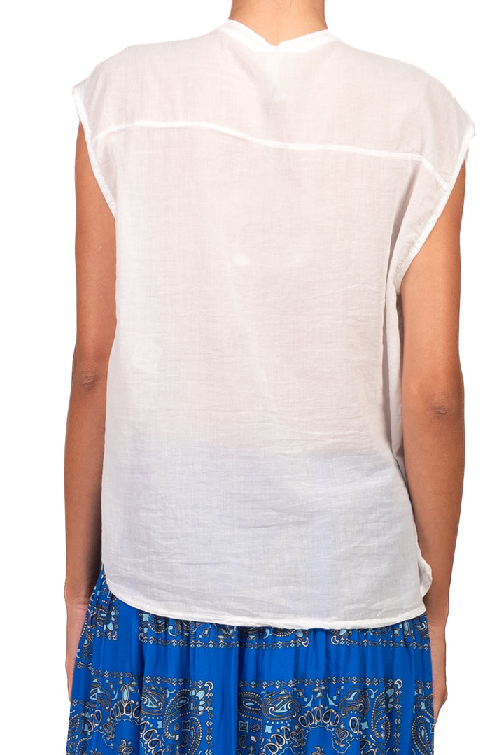 Tensione In - Camicia in mussola smanicata Art. S26CL38