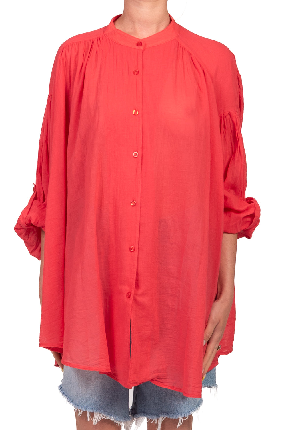 Vicolo - Camicia in mussola lunga Art. TAB3354