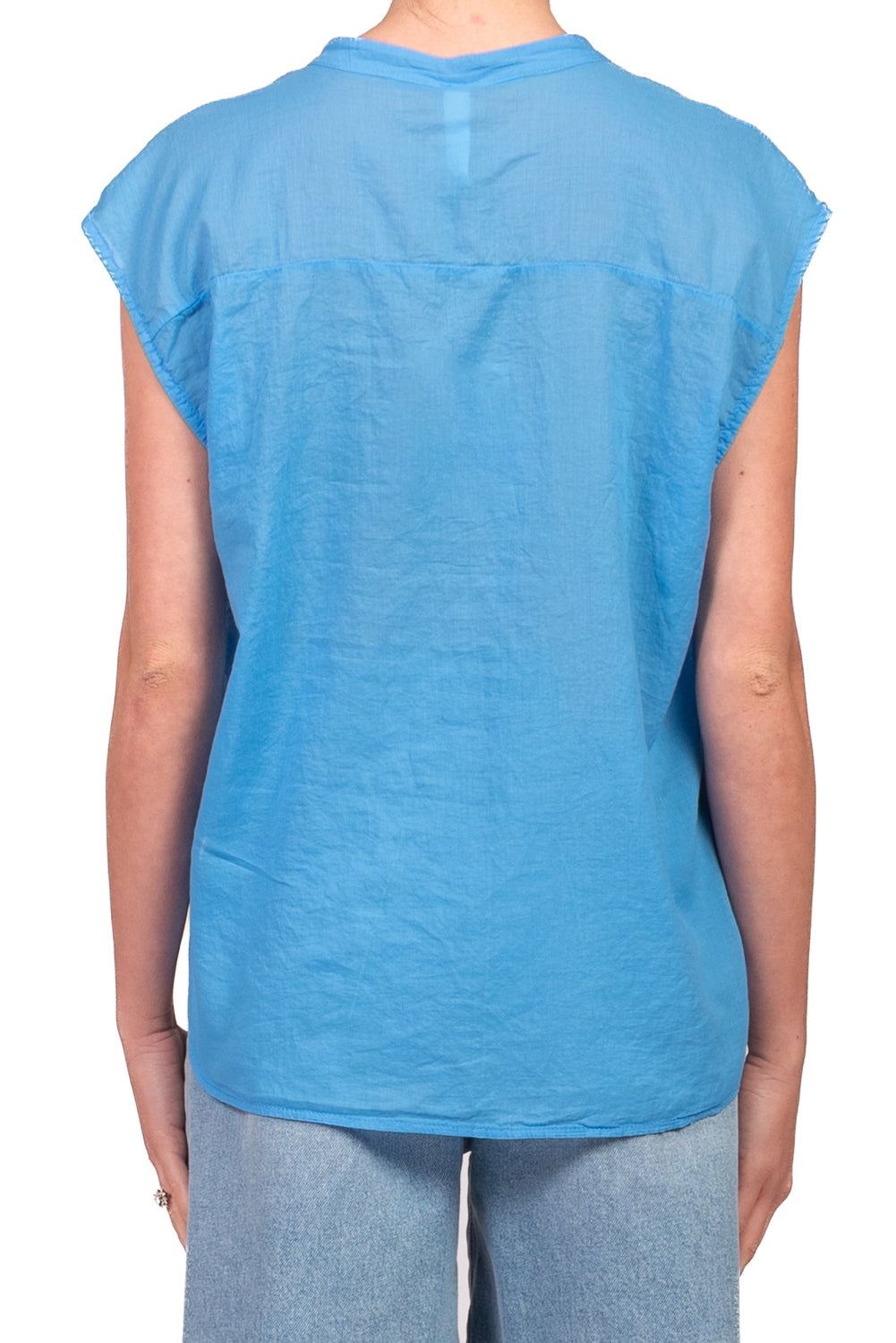 Tensione In - Camicia in mussola smanicata Art. S26CL38