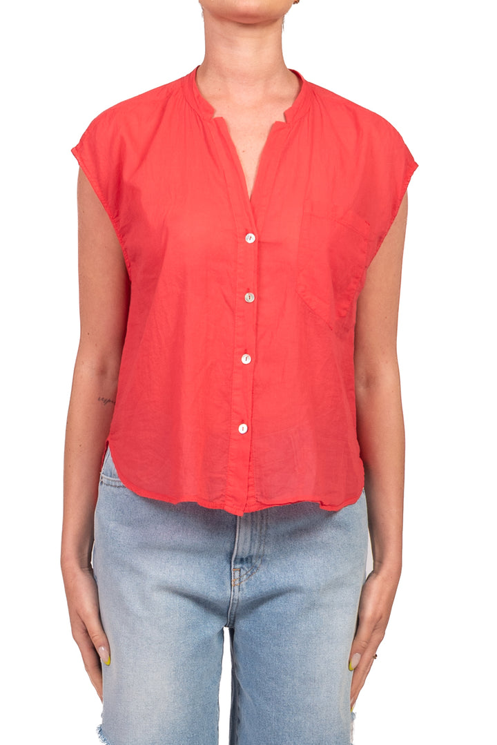 Tensione In - Camicia in mussola smanicata Art. S26CL38