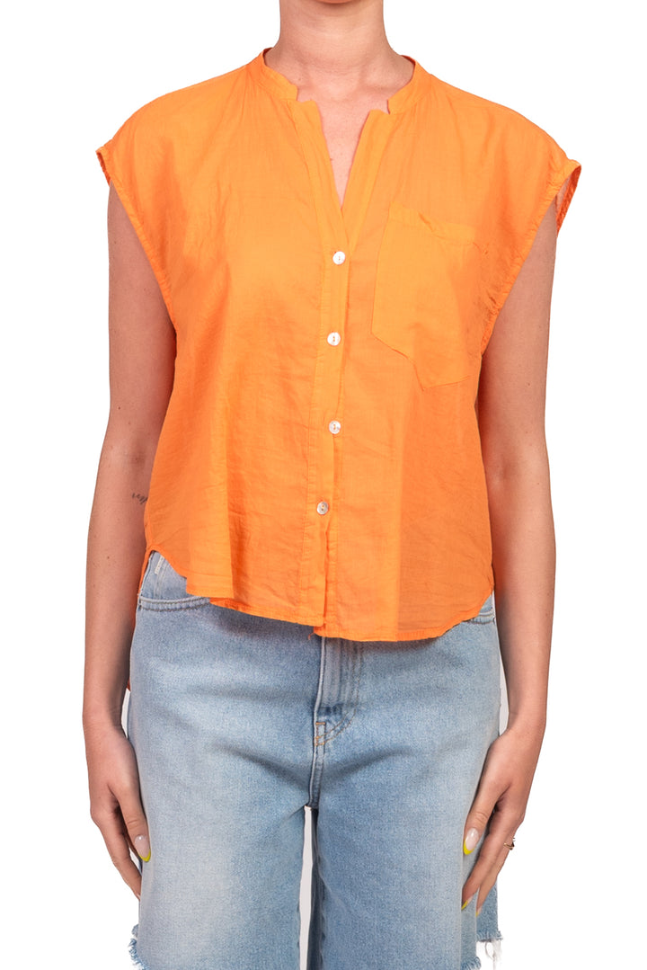 Tensione In - Camicia in mussola smanicata Art. S26CL38