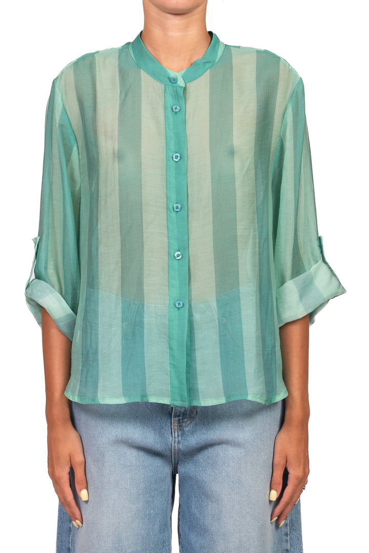 Have One - Camicia rigata collo coreano Art. CVS-Q422