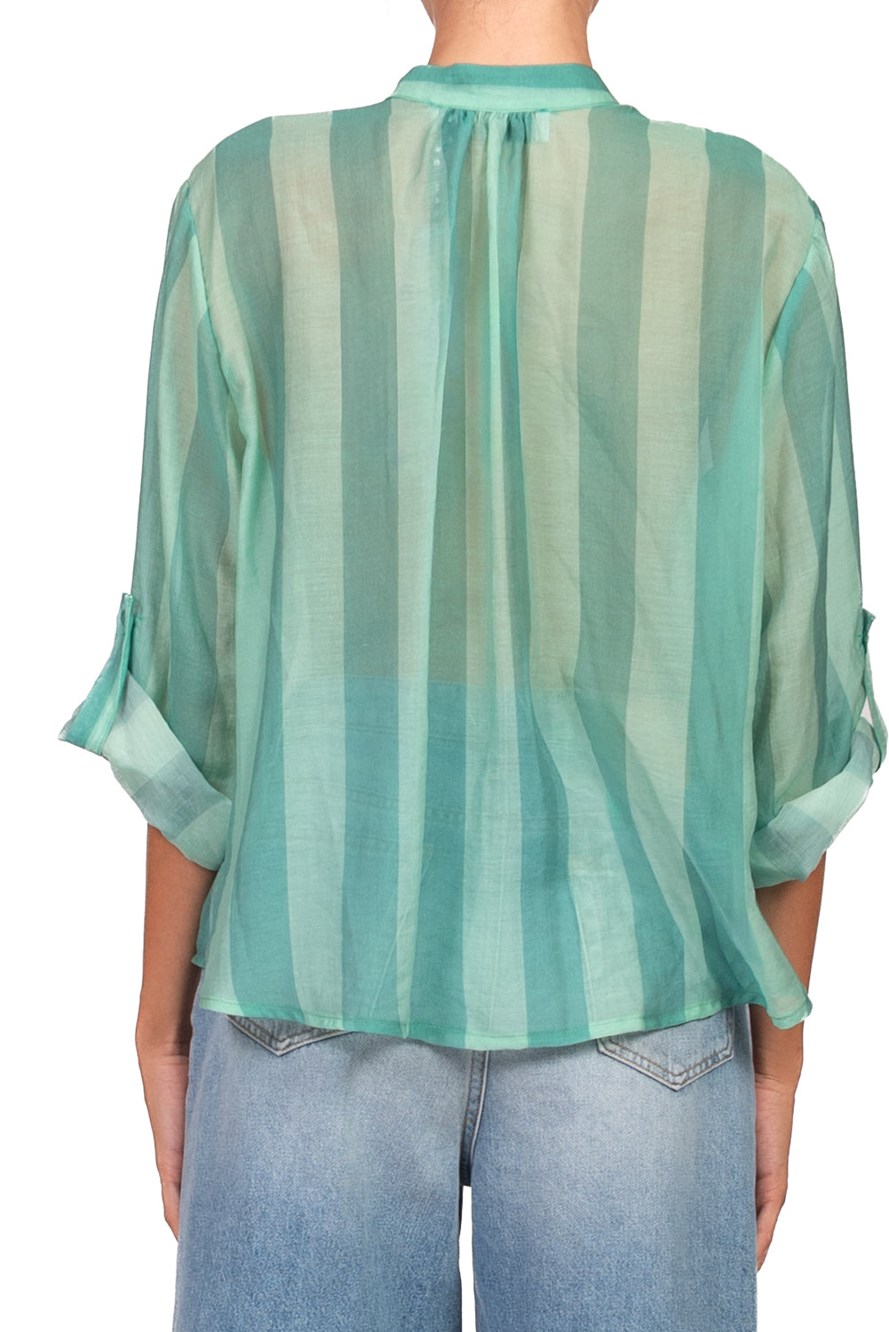 Have One - Camicia rigata collo coreano Art. CVS-Q422