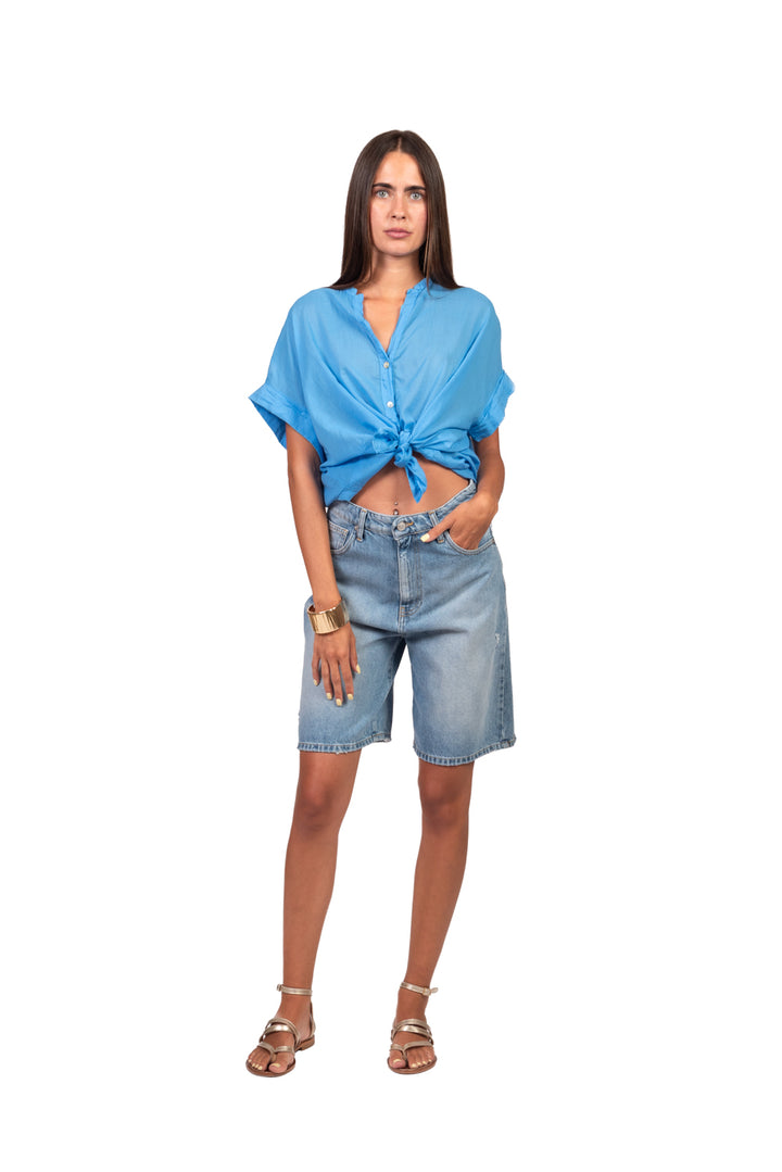 Tensione In - Camicia in mussola mezza manica Art. S26CL37