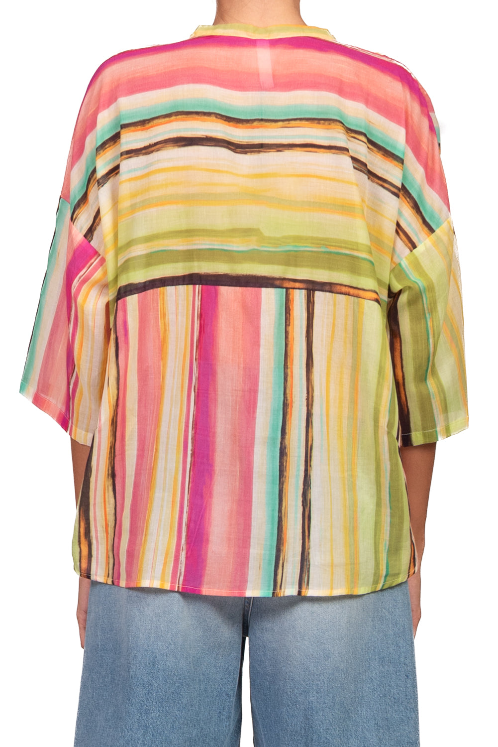 Tensione In - Camicia mussola rigata Art. PE260482
