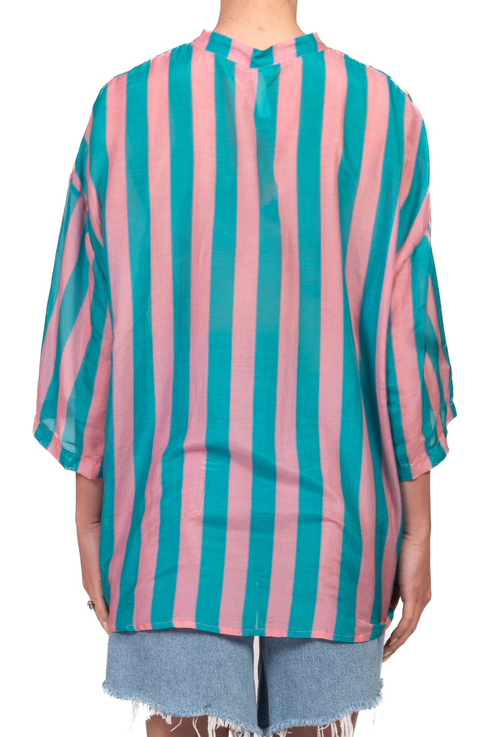 Tensione In - Camicia rigata mussola Art. 39879