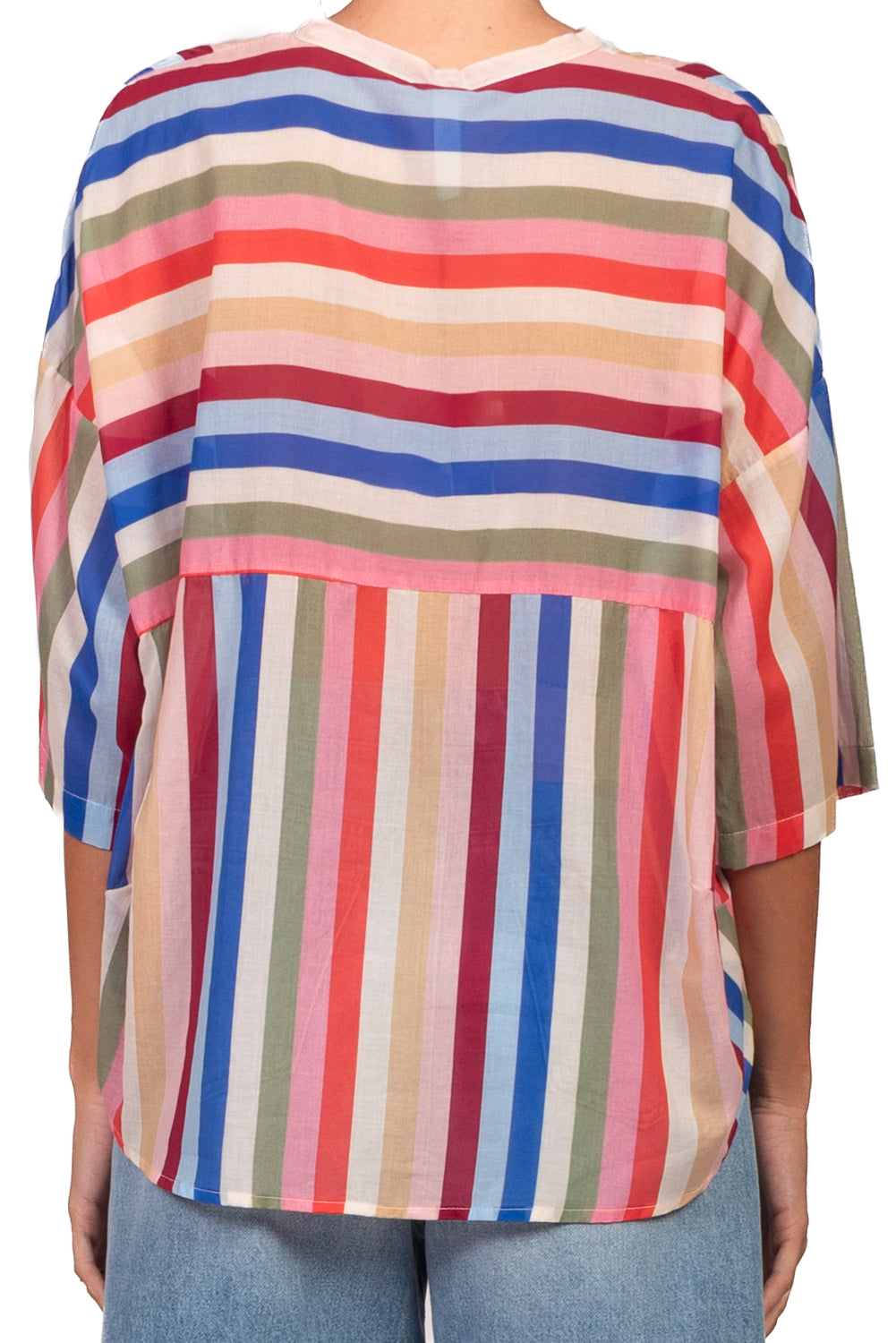 Tensione In - Camicia rigata multicolor Art. PE260487