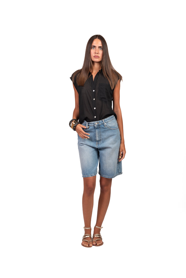 Tensione In - Camicia in mussola smanicata Art. S26CL38