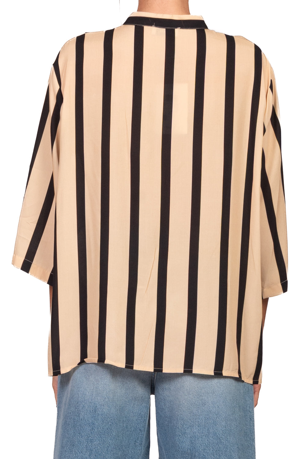 Dixie - Camicia rigata collo coreano Art. CFRN1ZB