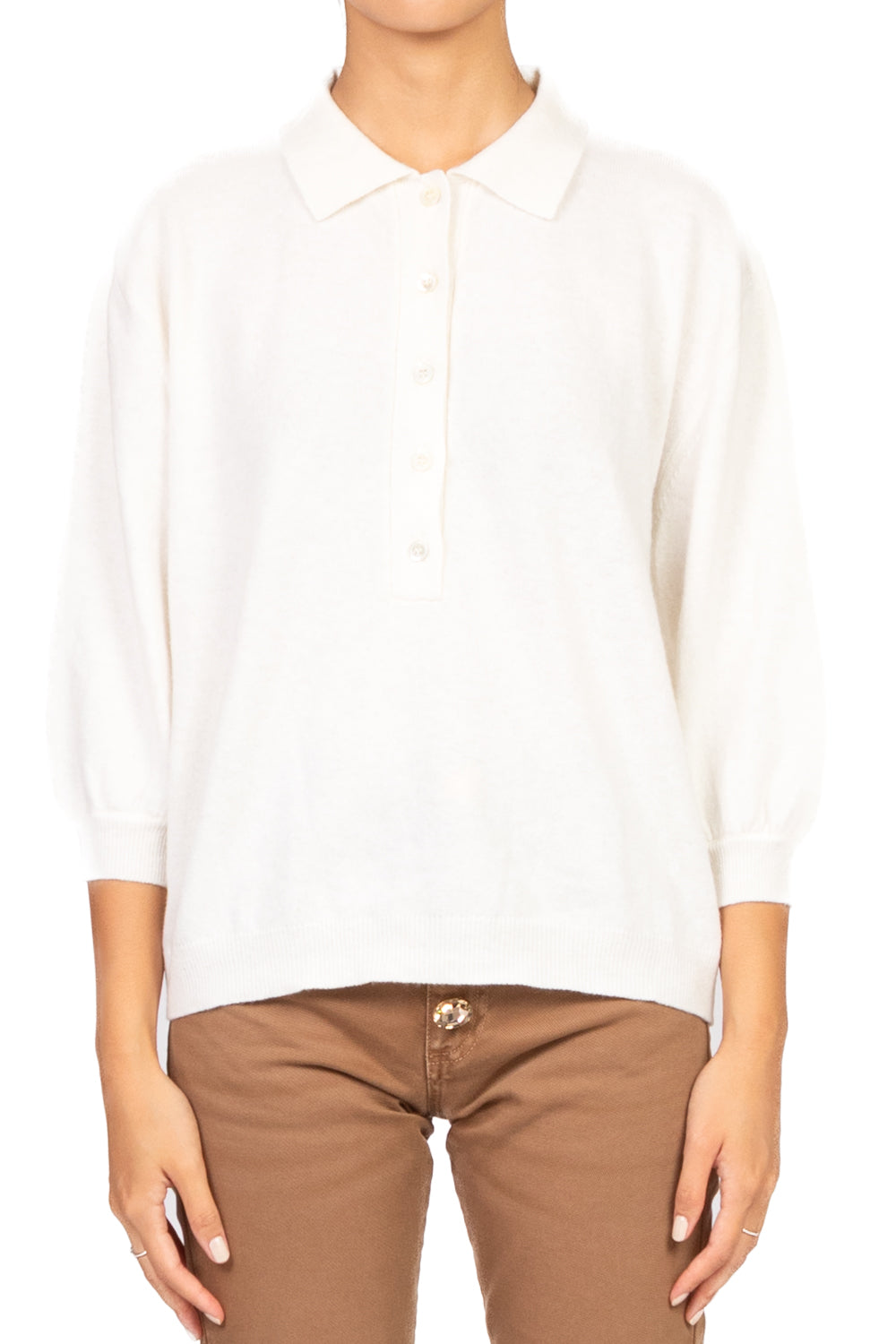 Vicolo - Maglia polo manica palloncino 3/4 Art. 22010F