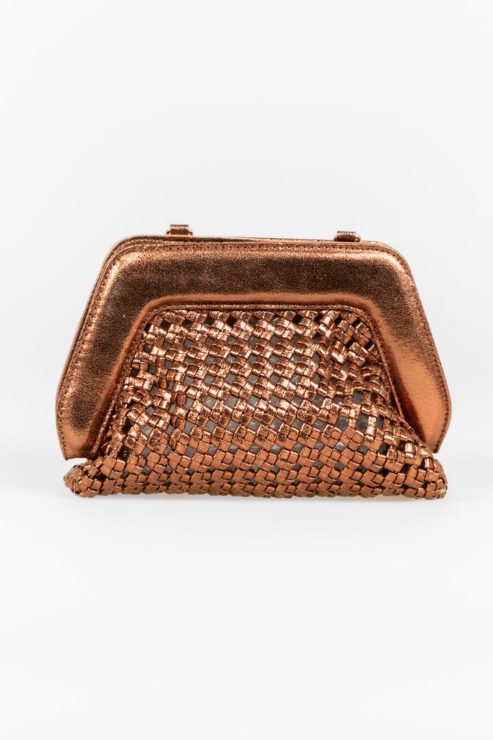 Upper - Borsa clutch traforata