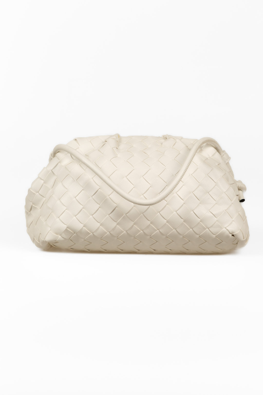 Upper - Borsa clutch intrecciata con tracolla