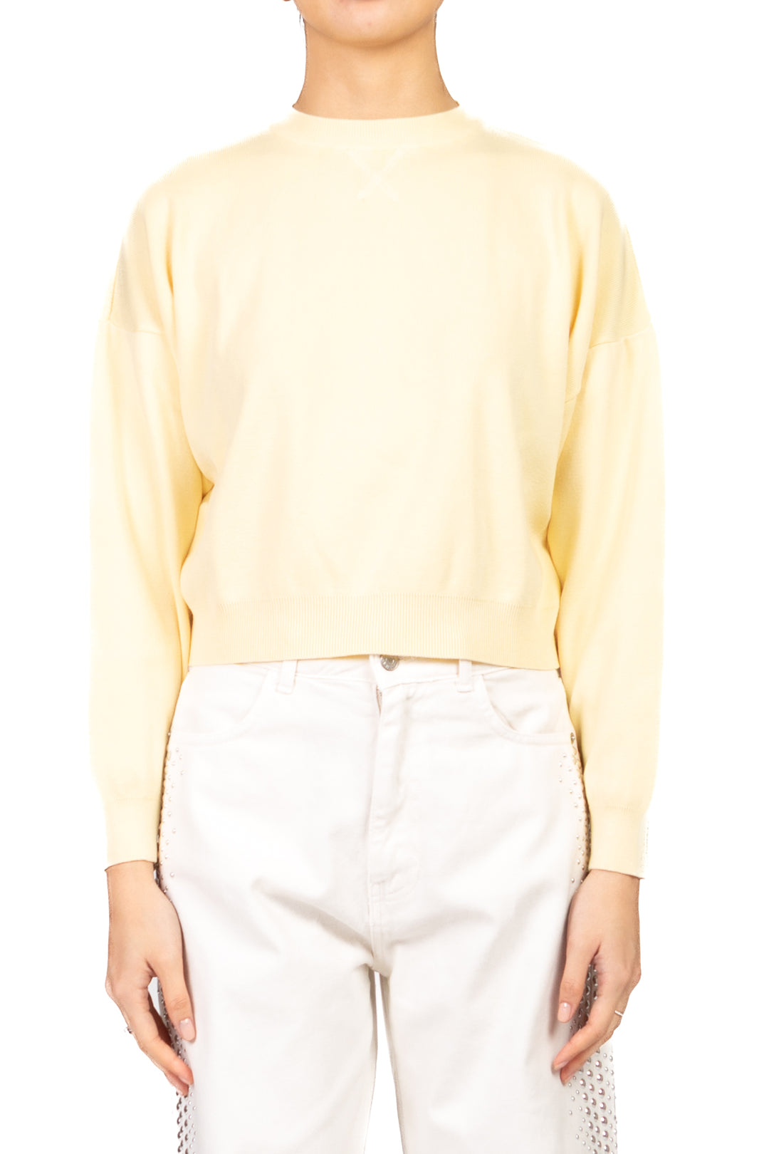 Vicolo - Maglia crop manica lunga Art. 2AB2130