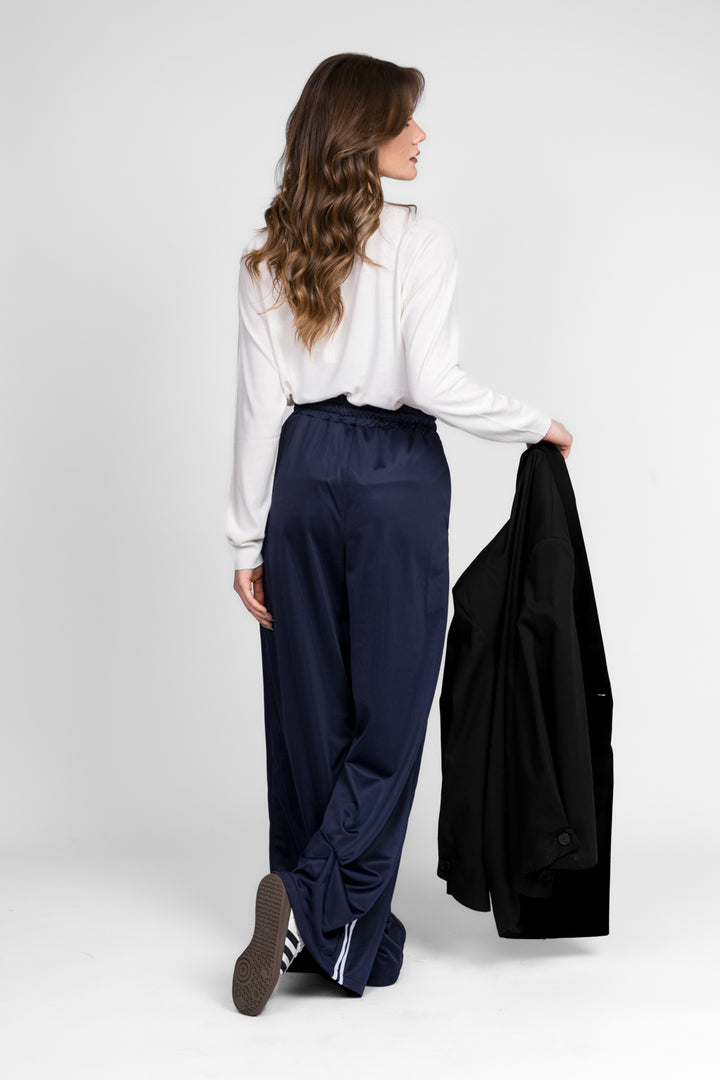 Vicolo - Pantalone acetato banda laterale con coulisse Art. TD1028