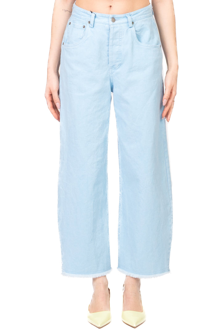 Tensione in - Jeans semi-barrel sfrangiato Art. S26P285