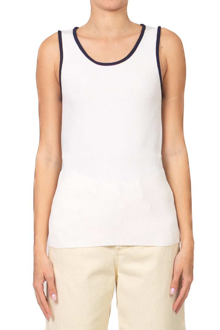 Tensione in - Canotta con profili a contrasto Art. 26P457
