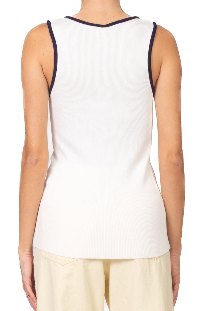 Tensione in - Canotta con profili a contrasto Art. 26P457