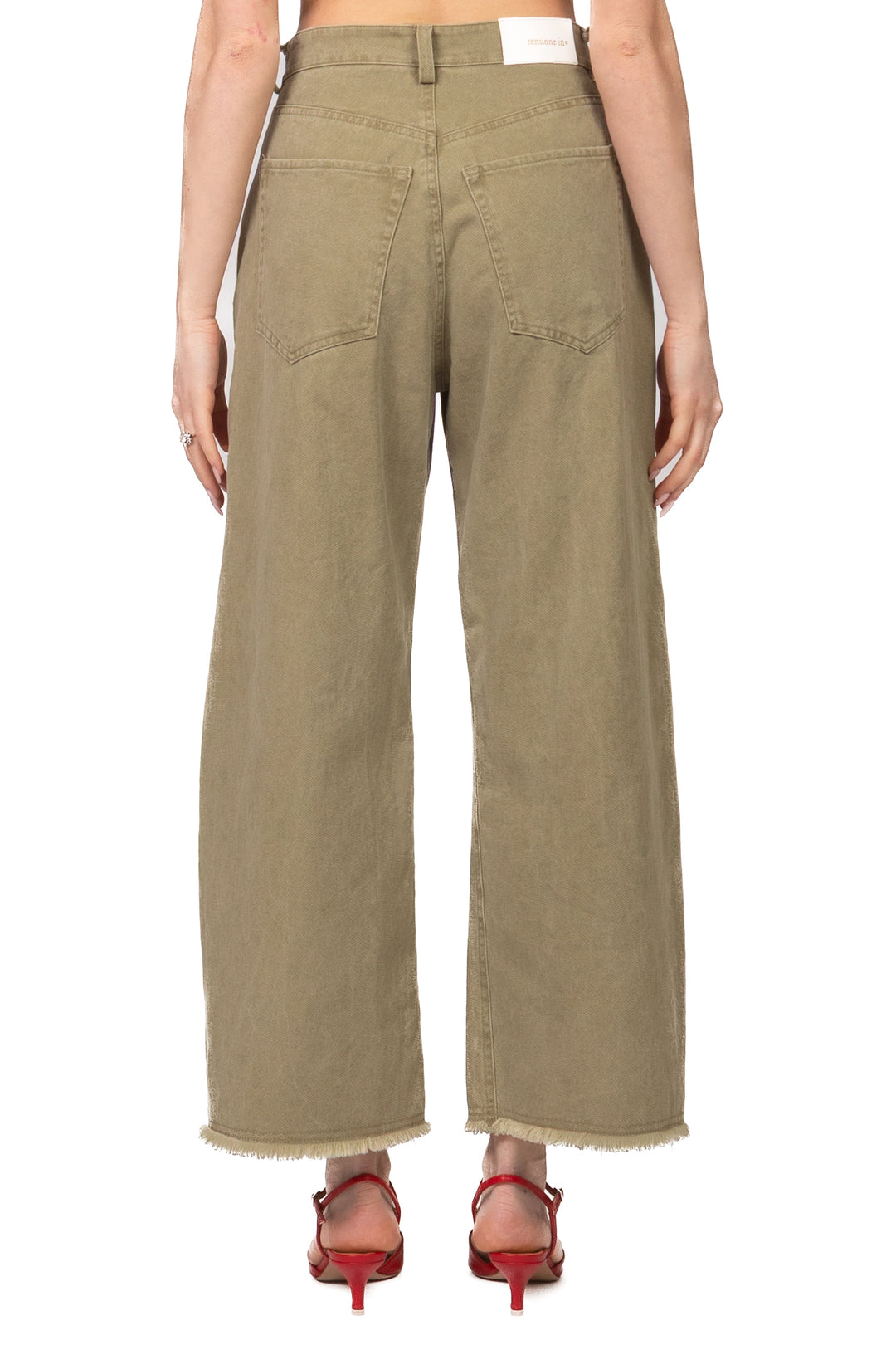 Tensione in - Jeans semi-barrel sfrangiato Art. S26P285