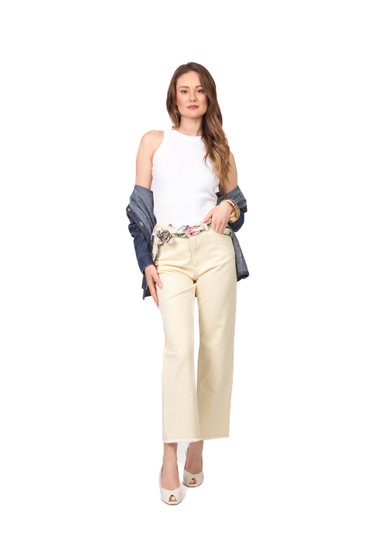 Tensione In - Canotta costine scollo vogatore Art. 21003