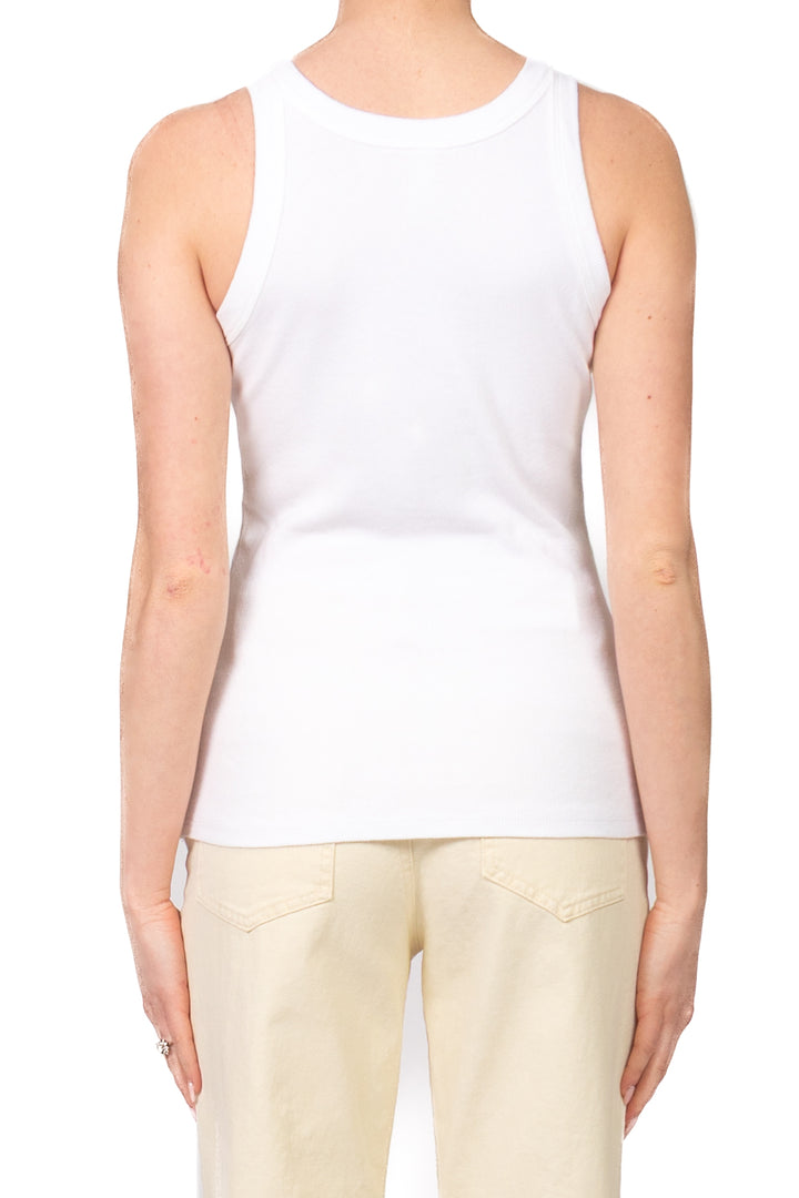 Tensione In - Canotta costine scollo vogatore Art. 21003