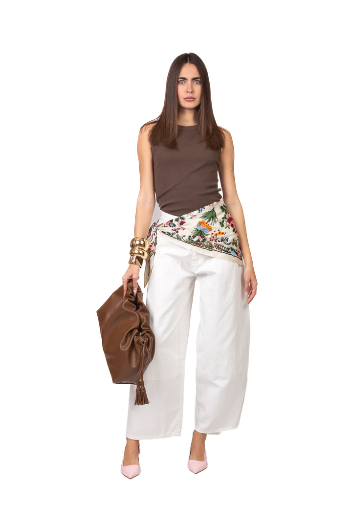 Tensione In - Canotta costine scollo vogatore Art. 21003