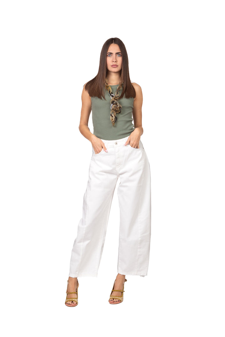 Tensione In - Canotta costine scollo vogatore Art. 21003