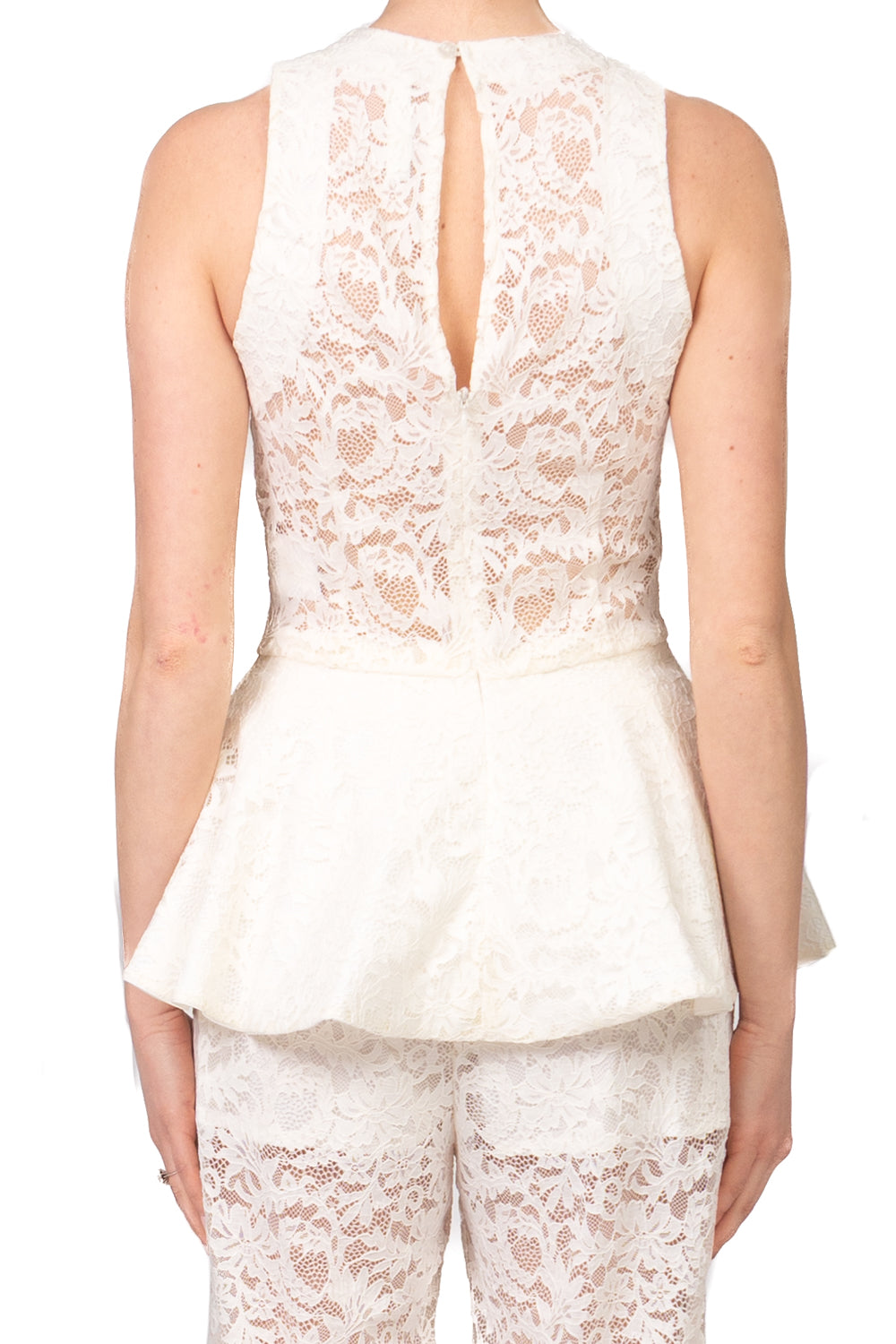 Tensione In - Top peplum in pizzo Art. WK1350