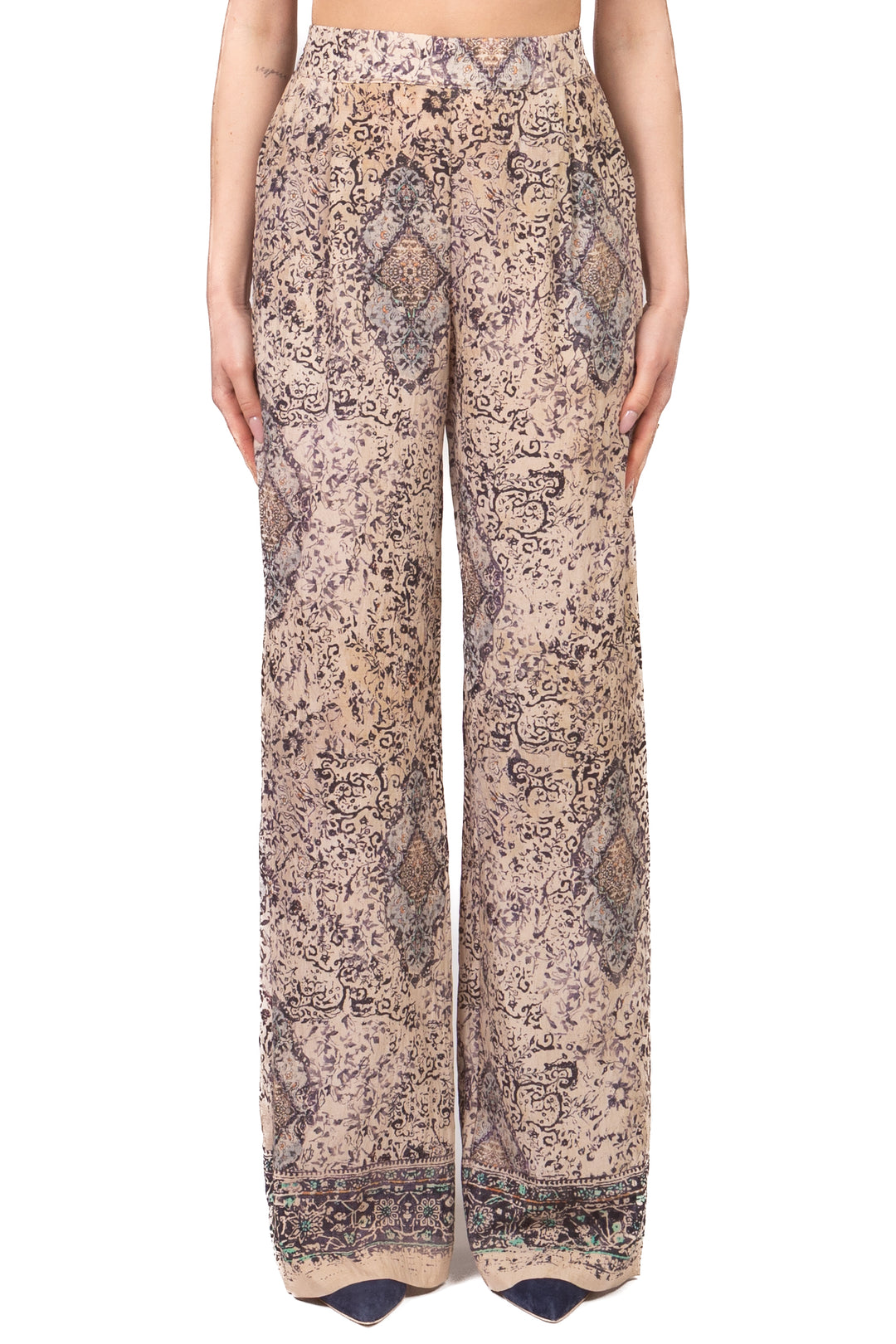 Dixie - Pantalone palazzo fantasia Art. PDPI1OU