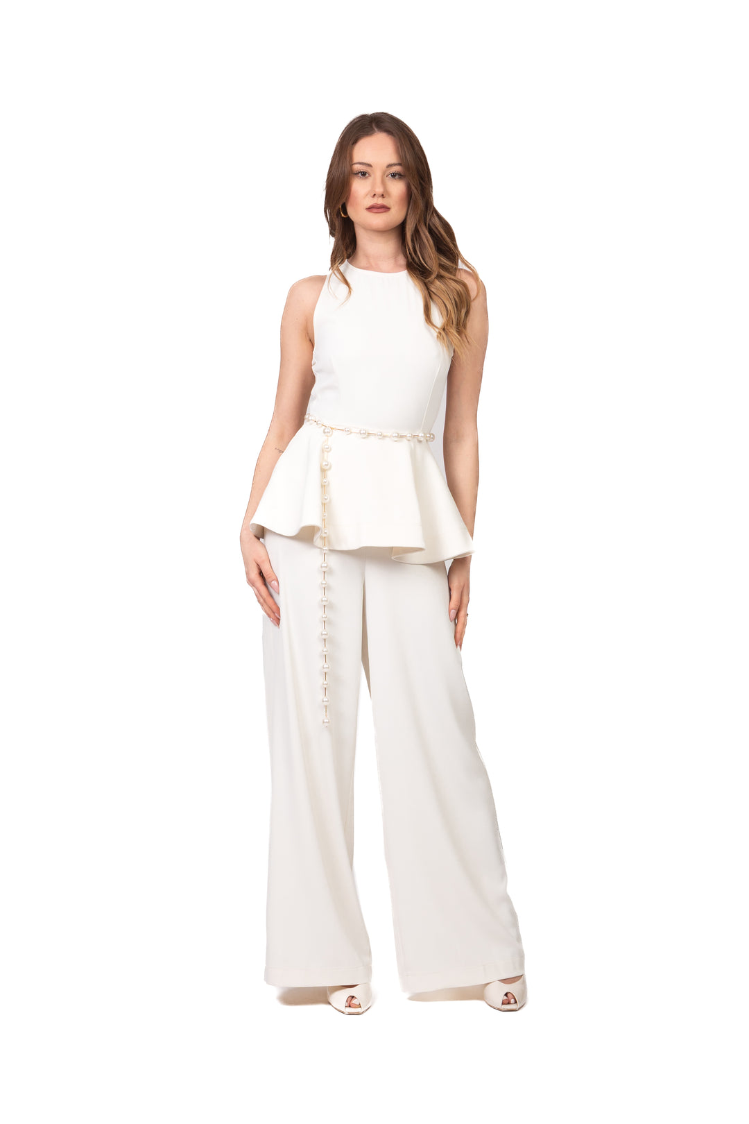 Tensione In - Tuta peplum tessuto tecnico Art. HG1349