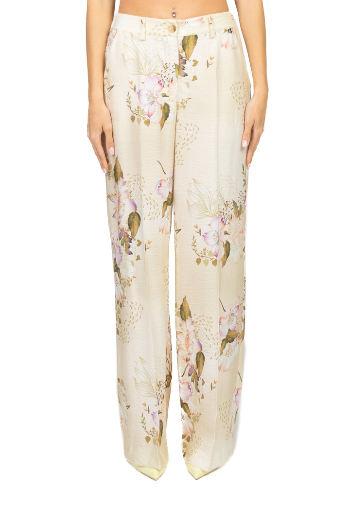 Dixie - Completo giacca floreale con pantalone palazzo Art. JCZU1PE/PDHD1PE