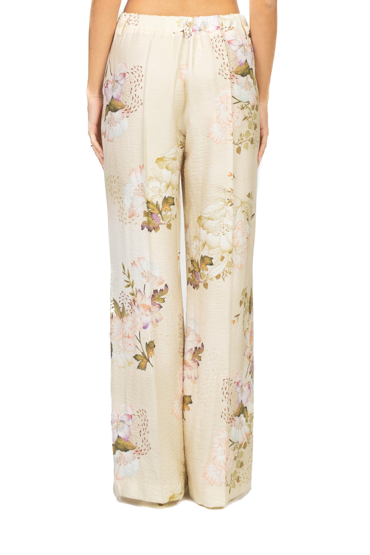 Dixie - Completo giacca floreale con pantalone palazzo Art. JCZU1PE/PDHD1PE