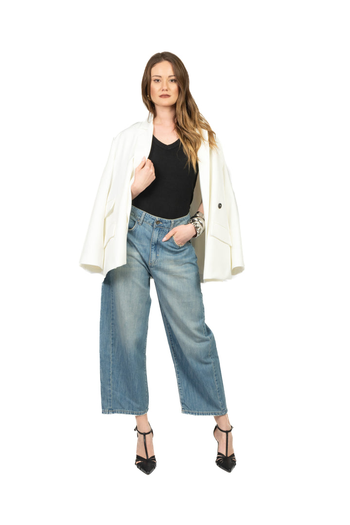 Tensione In - Canotta costine scollo v Art. 21002