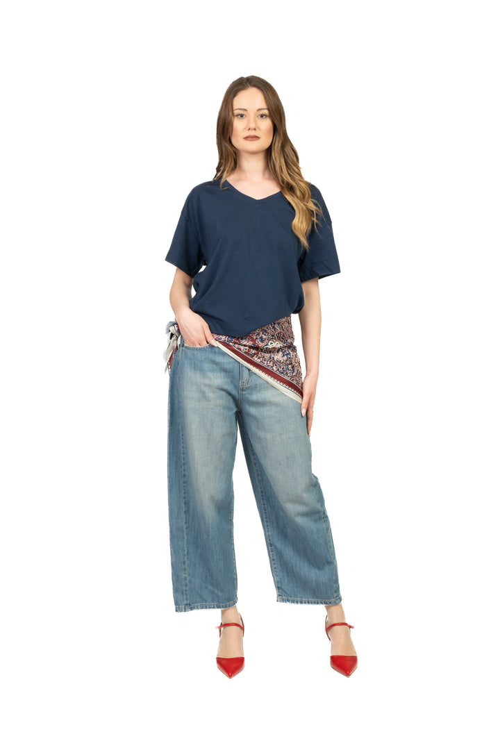 Tensione In - T-shirt scatoletta scollo V Art. 21009