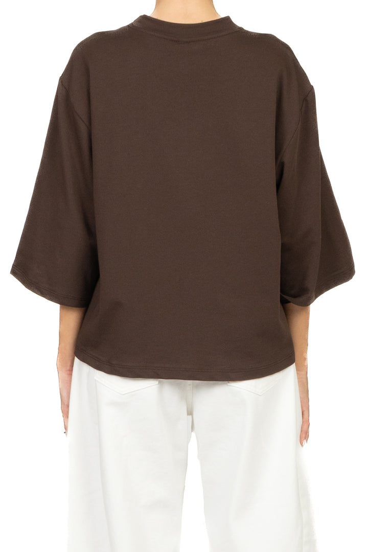 Tensione In - T-Shirt over tasca paillettes Art. PE260157