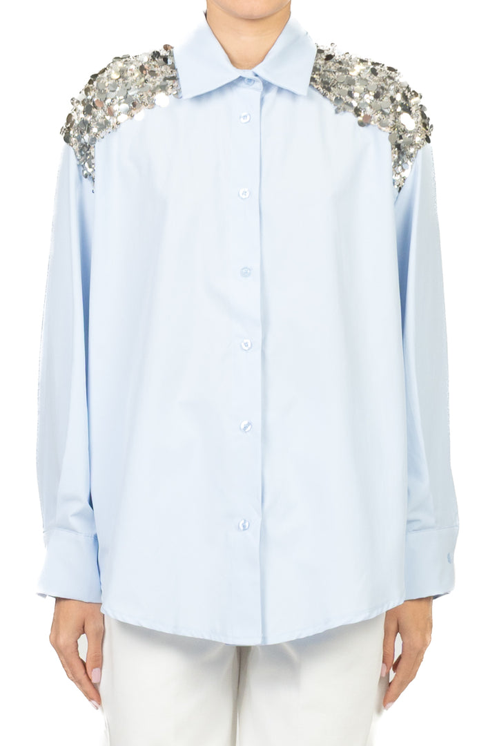 Tensione In - Camicia inserto paillettes Art. PE260156