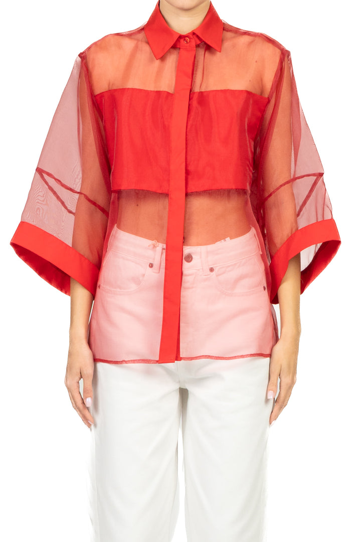 Dixie - Camicia in organza Art. CFP6DLP