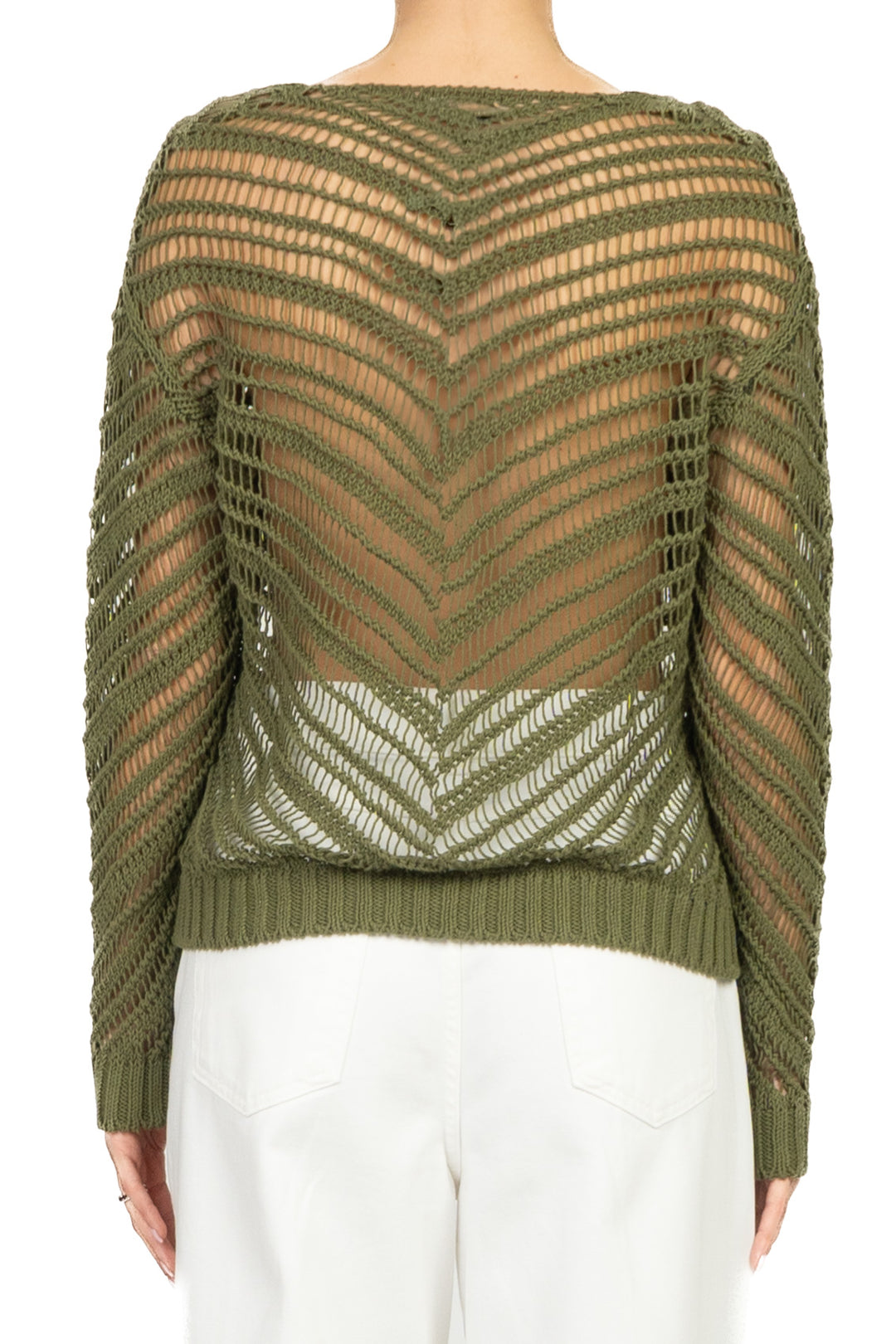 Vicolo - Maglia scollo v traforata Art. 3AB3023