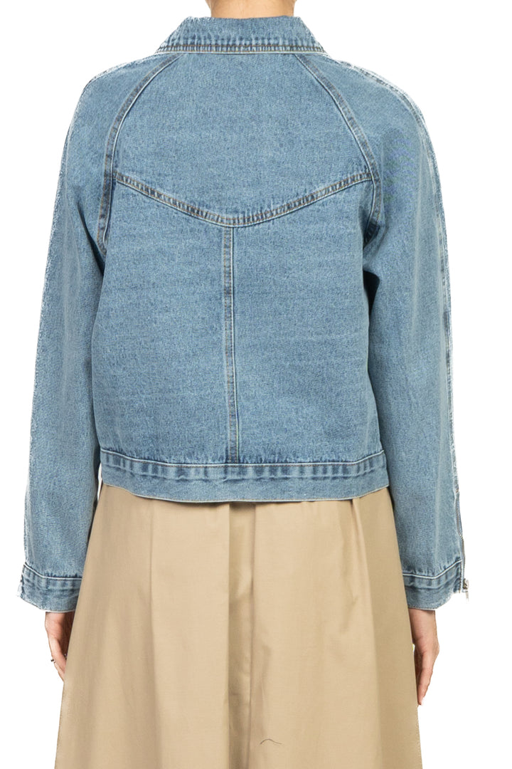Tensione In - Giacca chiodo jeans Art. 38917