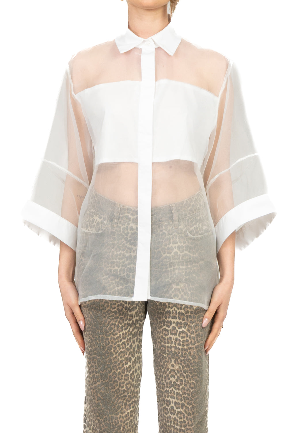 Dixie - Camicia in organza Art. CFP6DLP