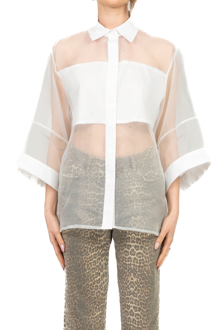 Dixie - Camicia in organza Art. CFP6DLP