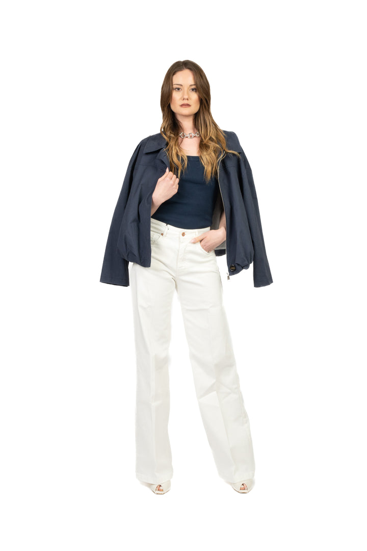 Tensione in - Canotta a costine scollo quadrato Art. 21001